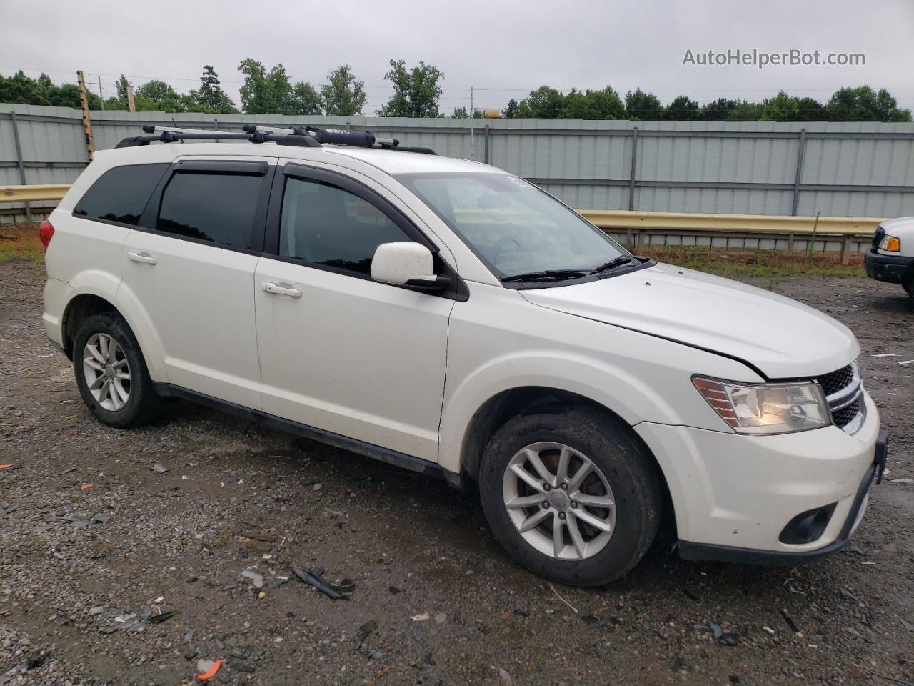 2017 Dodge Journey Sxt White vin: 3C4PDDBG5HT540124