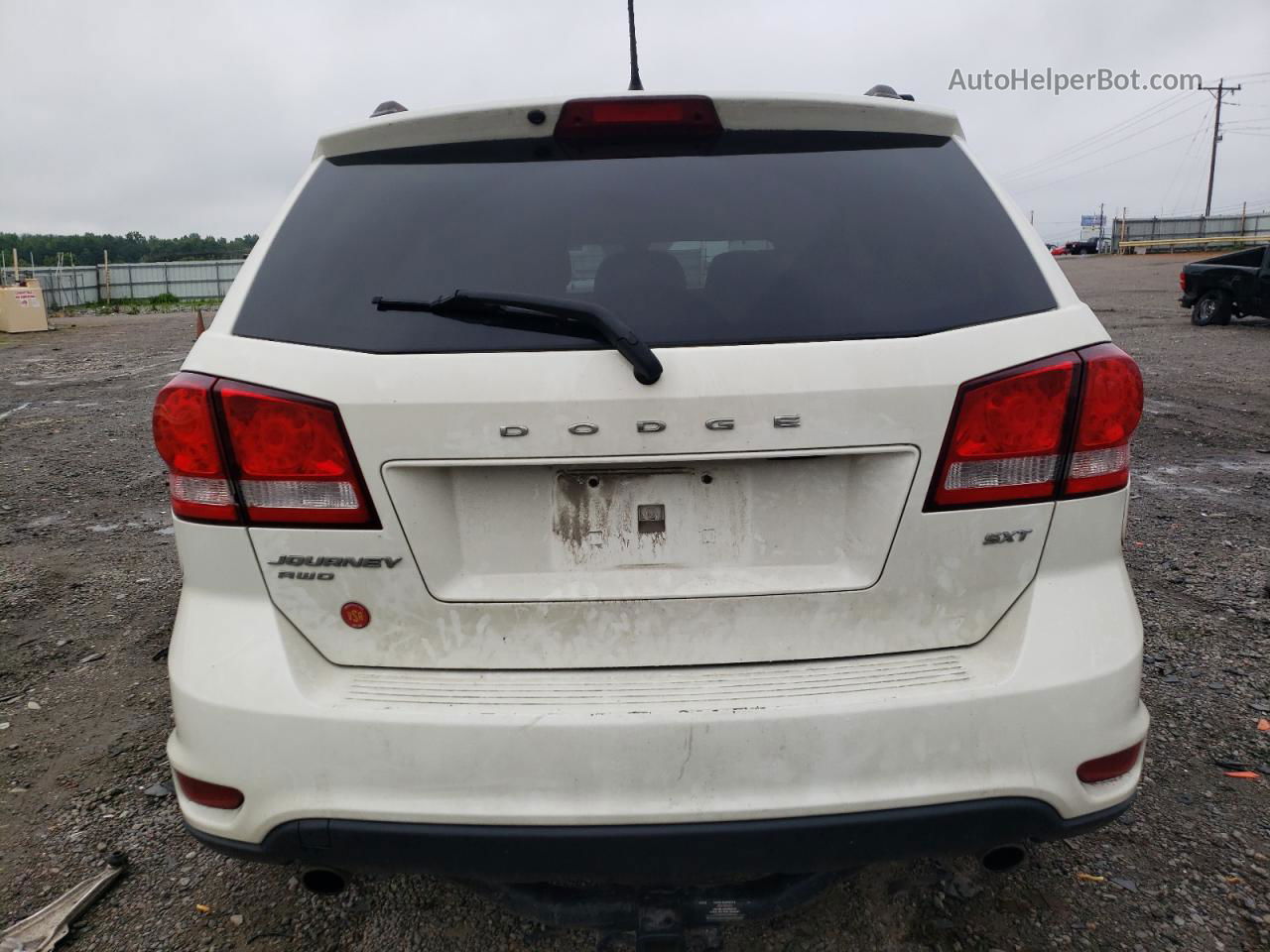 2017 Dodge Journey Sxt White vin: 3C4PDDBG5HT540124