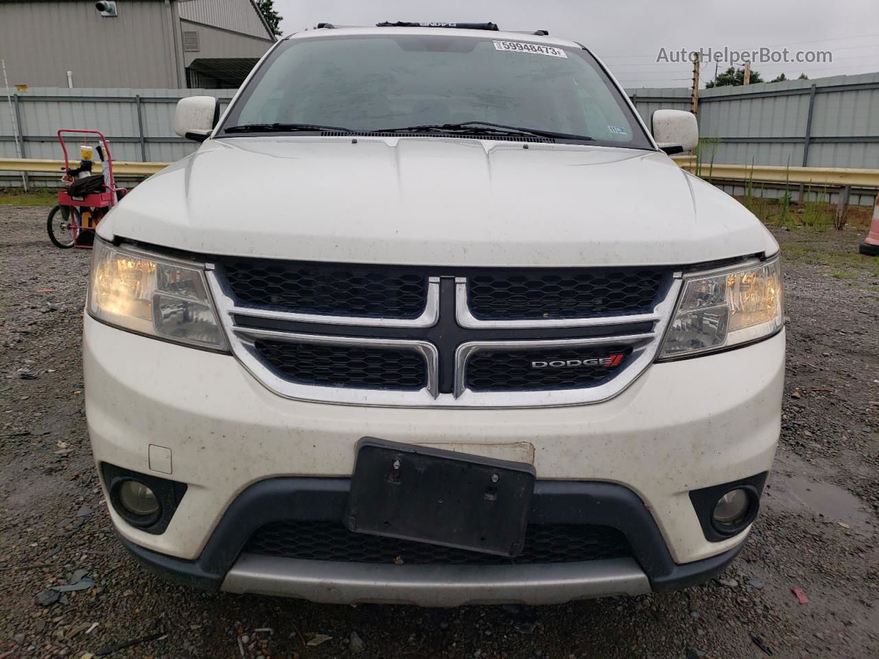 2017 Dodge Journey Sxt White vin: 3C4PDDBG5HT540124