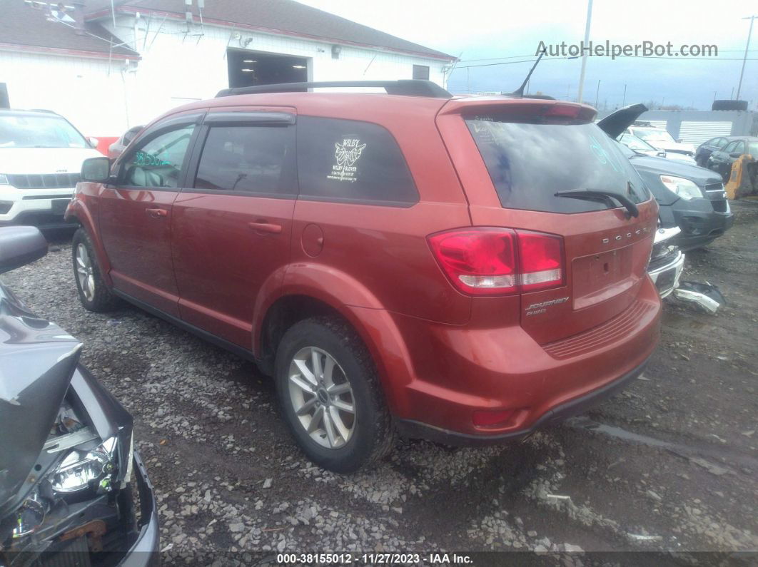 2014 Dodge Journey Sxt Orange vin: 3C4PDDBG6ET143744