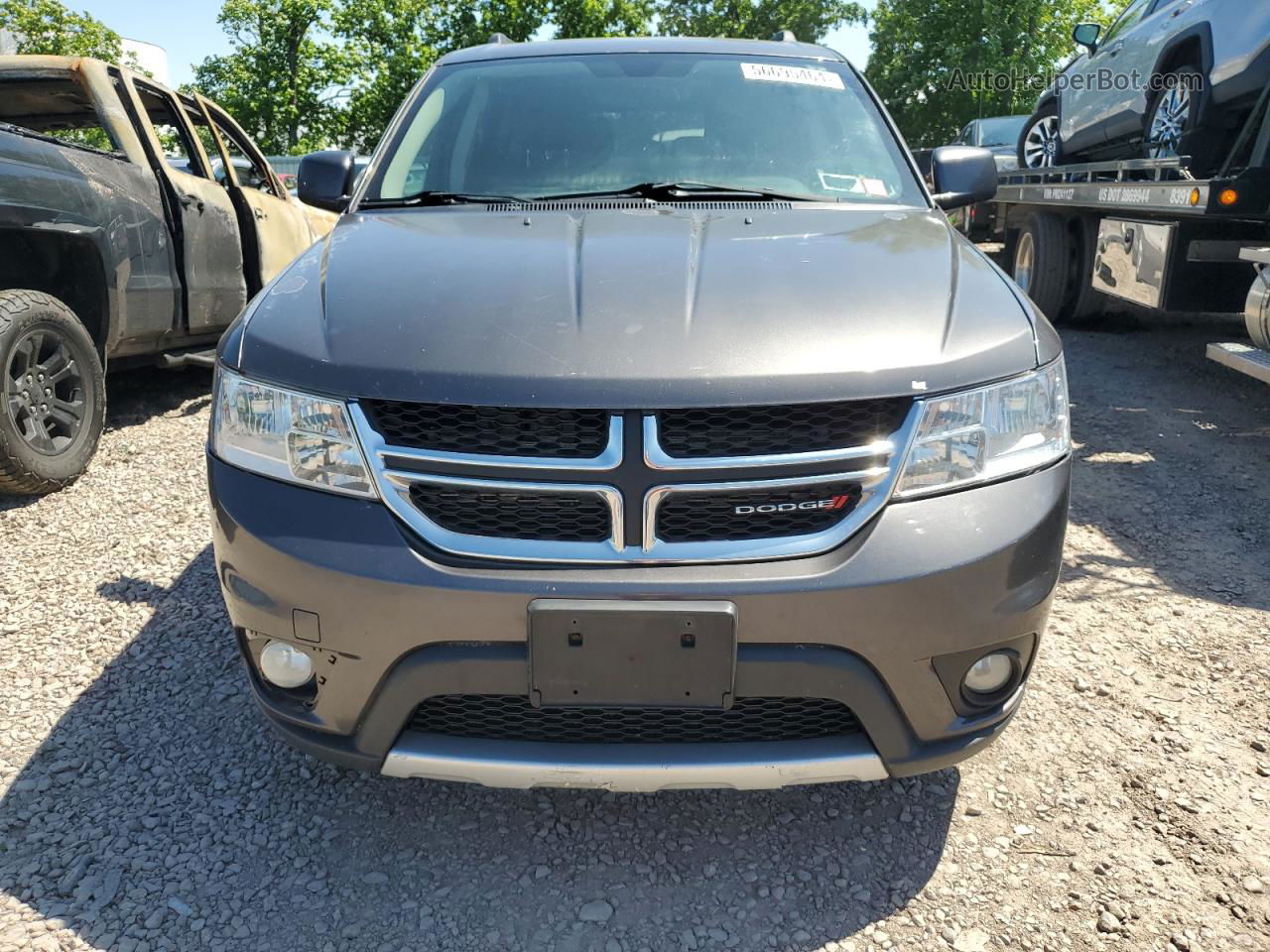 2014 Dodge Journey Sxt Gray vin: 3C4PDDBG6ET251376