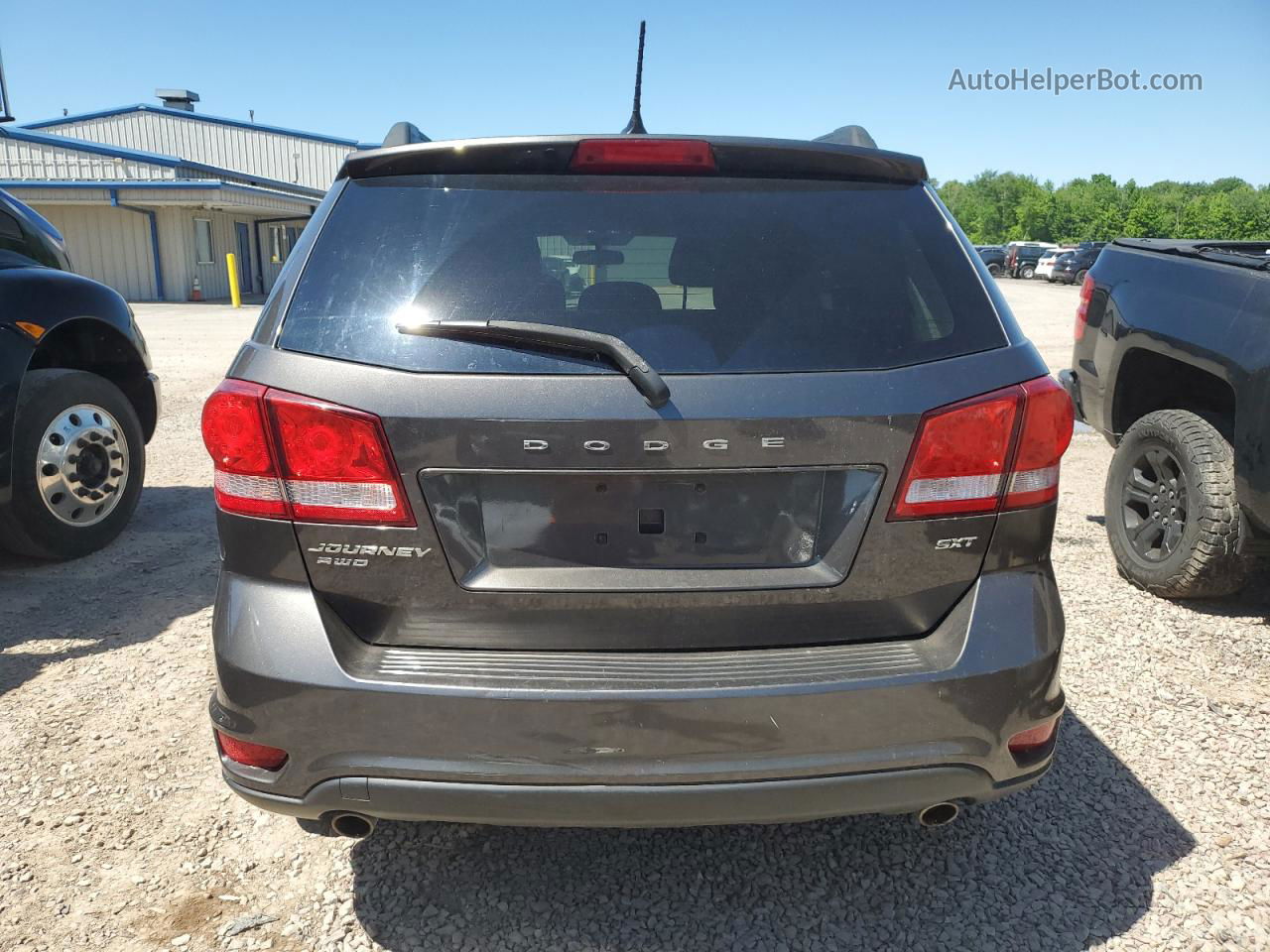 2014 Dodge Journey Sxt Gray vin: 3C4PDDBG6ET251376