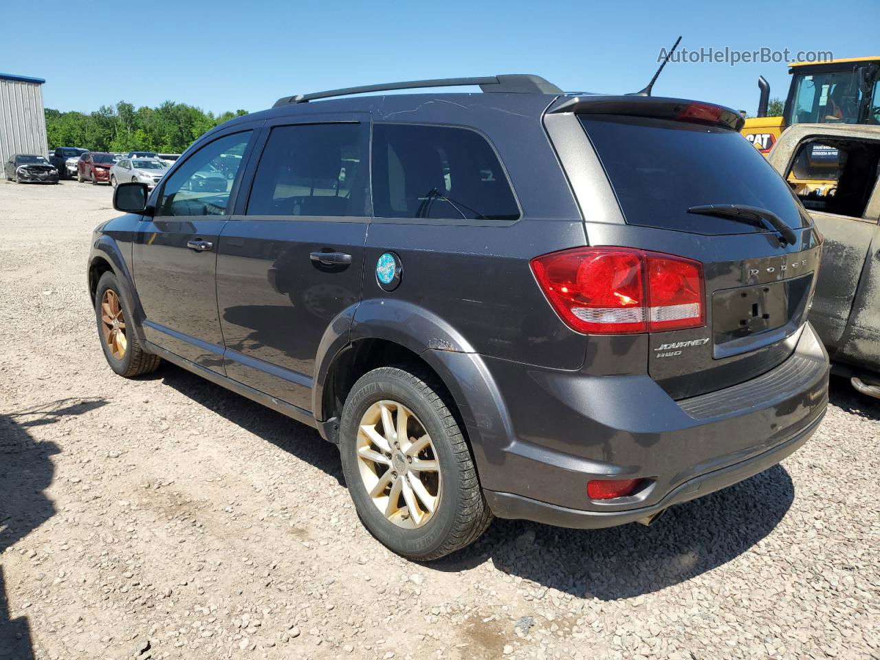 2014 Dodge Journey Sxt Gray vin: 3C4PDDBG6ET251376