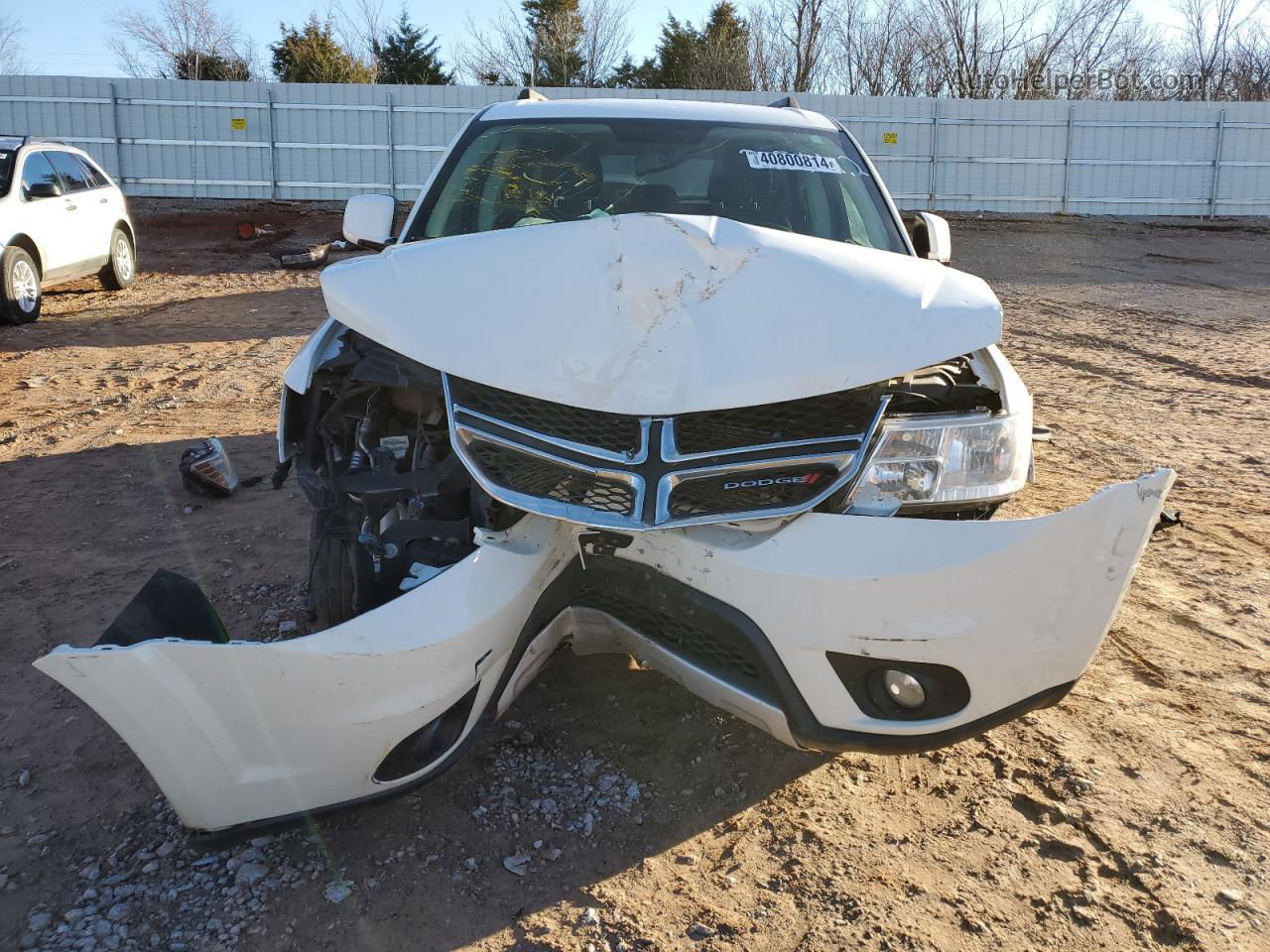 2014 Dodge Journey Sxt White vin: 3C4PDDBG6ET251412