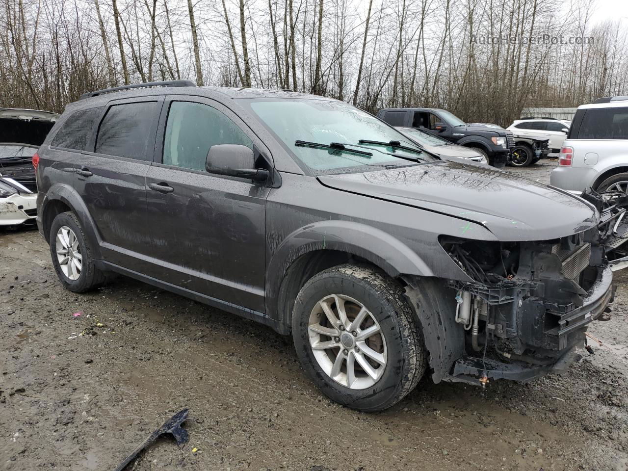 2015 Dodge Journey Sxt Black vin: 3C4PDDBG6FT646062