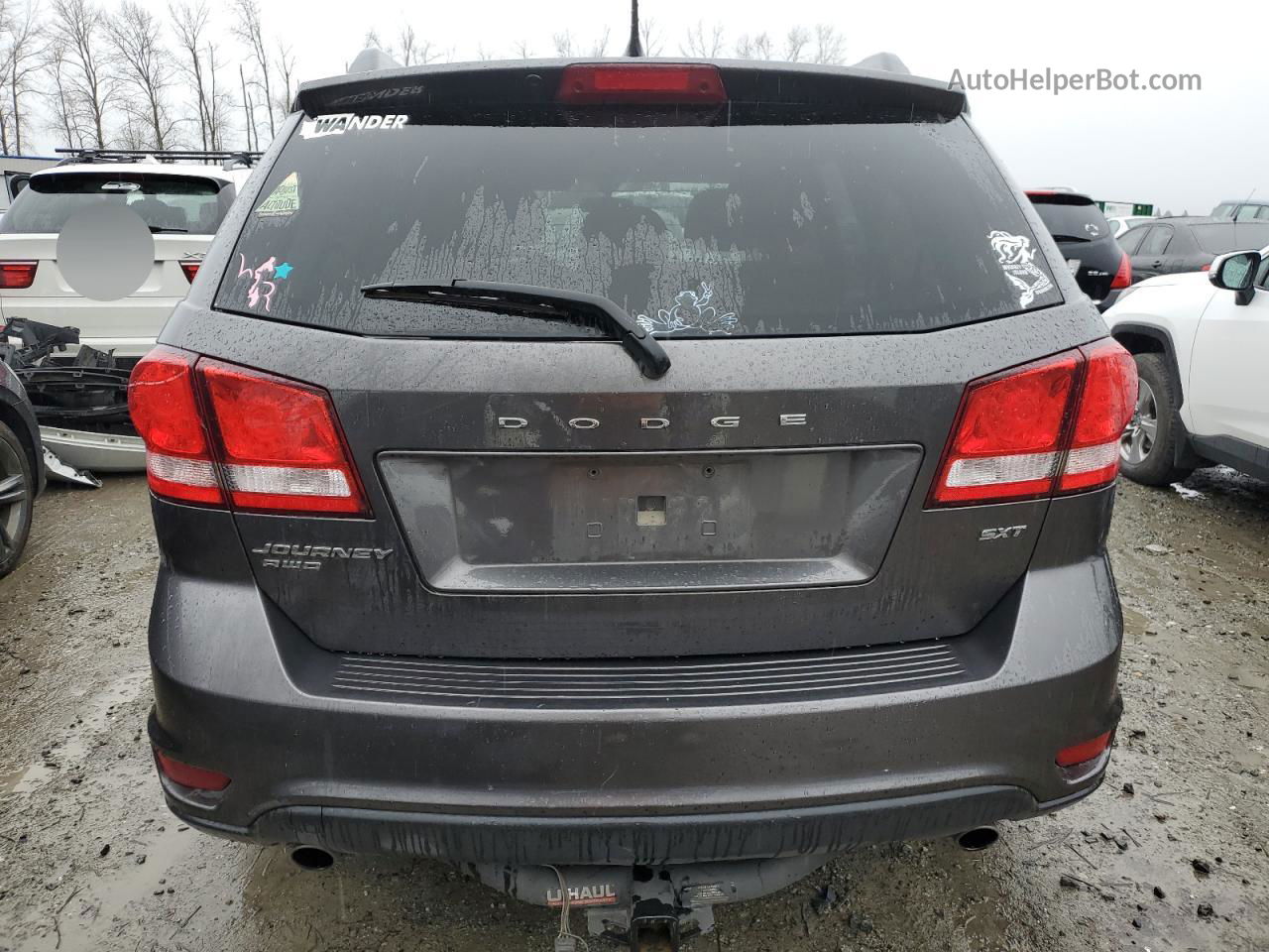 2015 Dodge Journey Sxt Black vin: 3C4PDDBG6FT646062