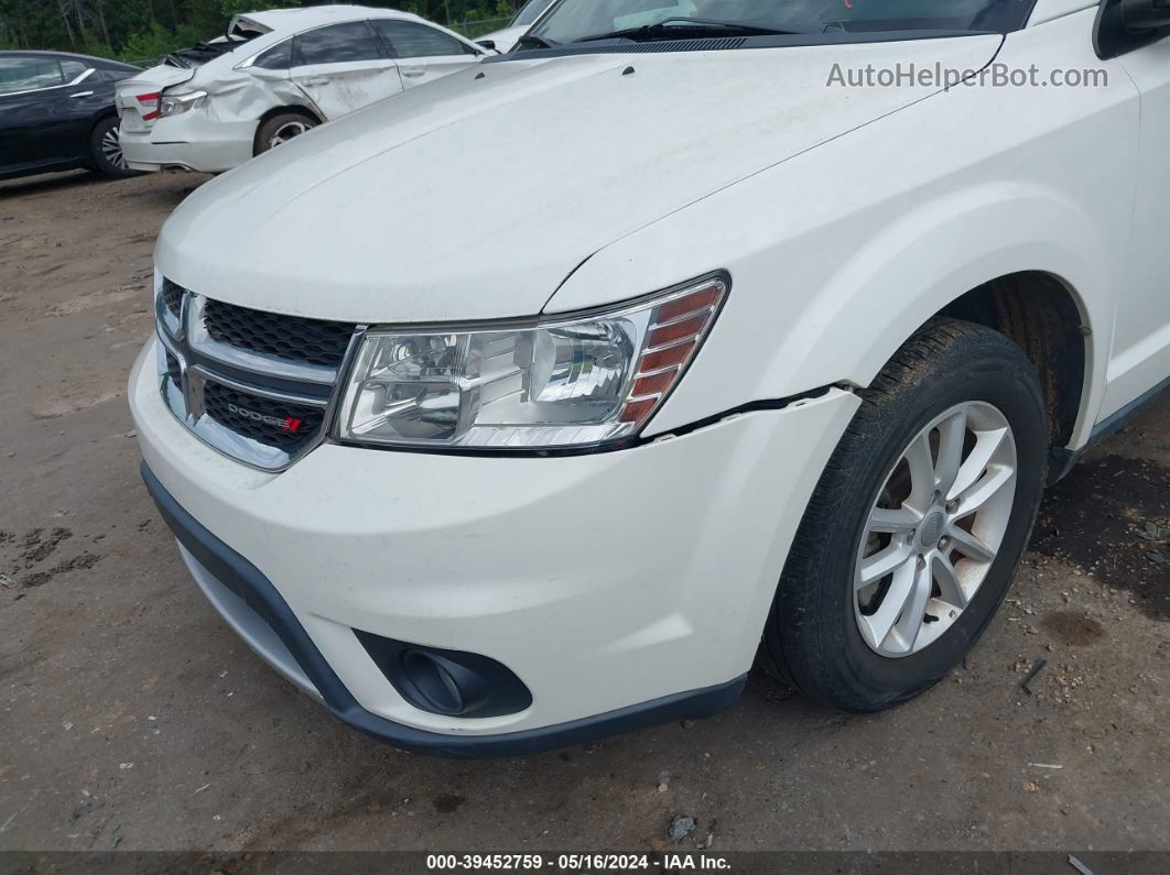 2016 Dodge Journey Sxt White vin: 3C4PDDBG6GT163351