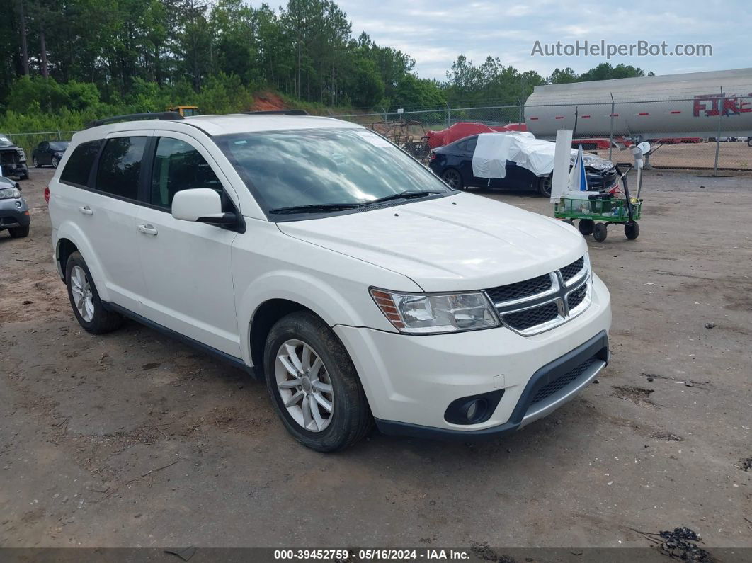 2016 Dodge Journey Sxt Белый vin: 3C4PDDBG6GT163351