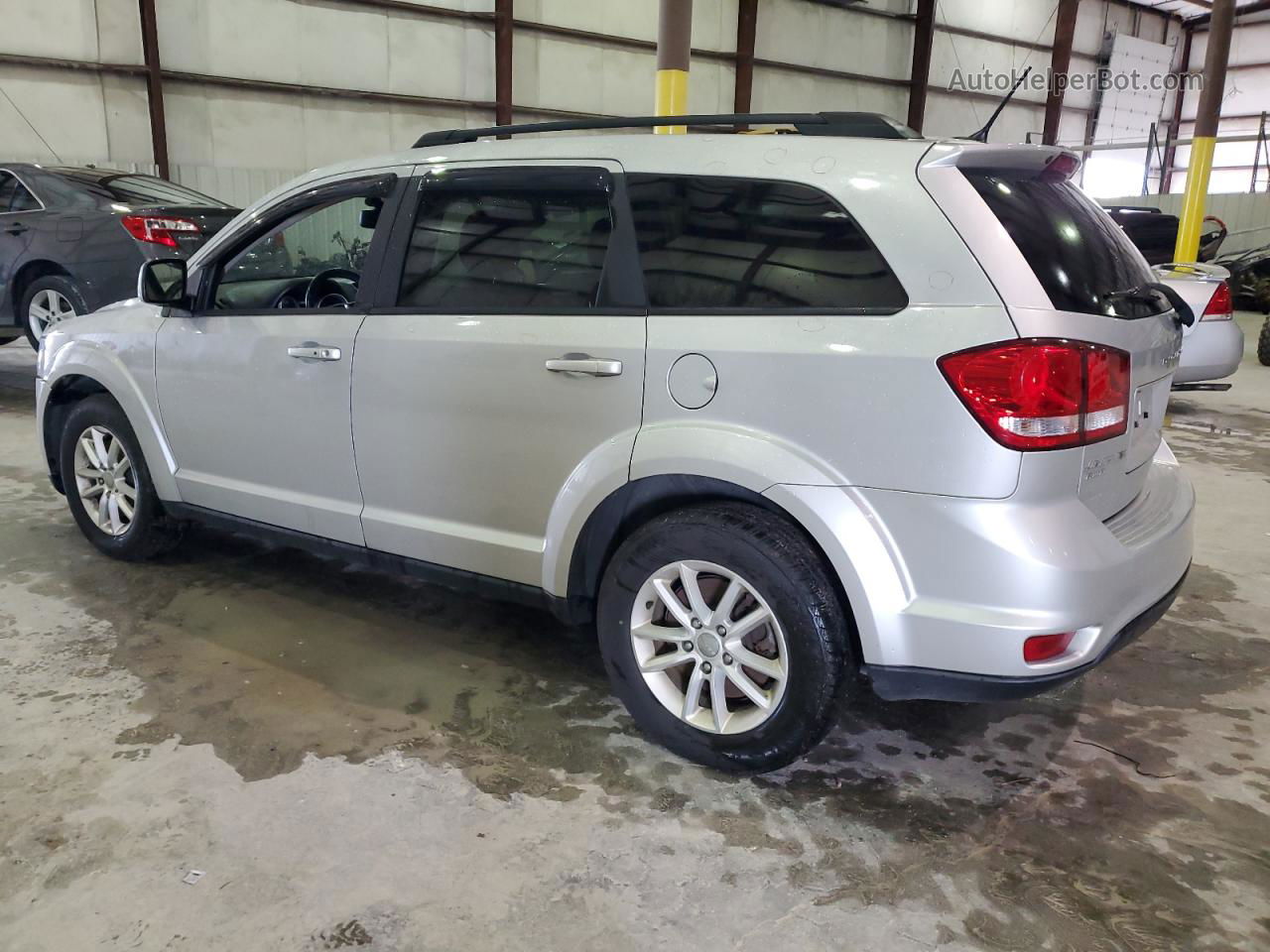 2014 Dodge Journey Sxt Silver vin: 3C4PDDBG7ET102930