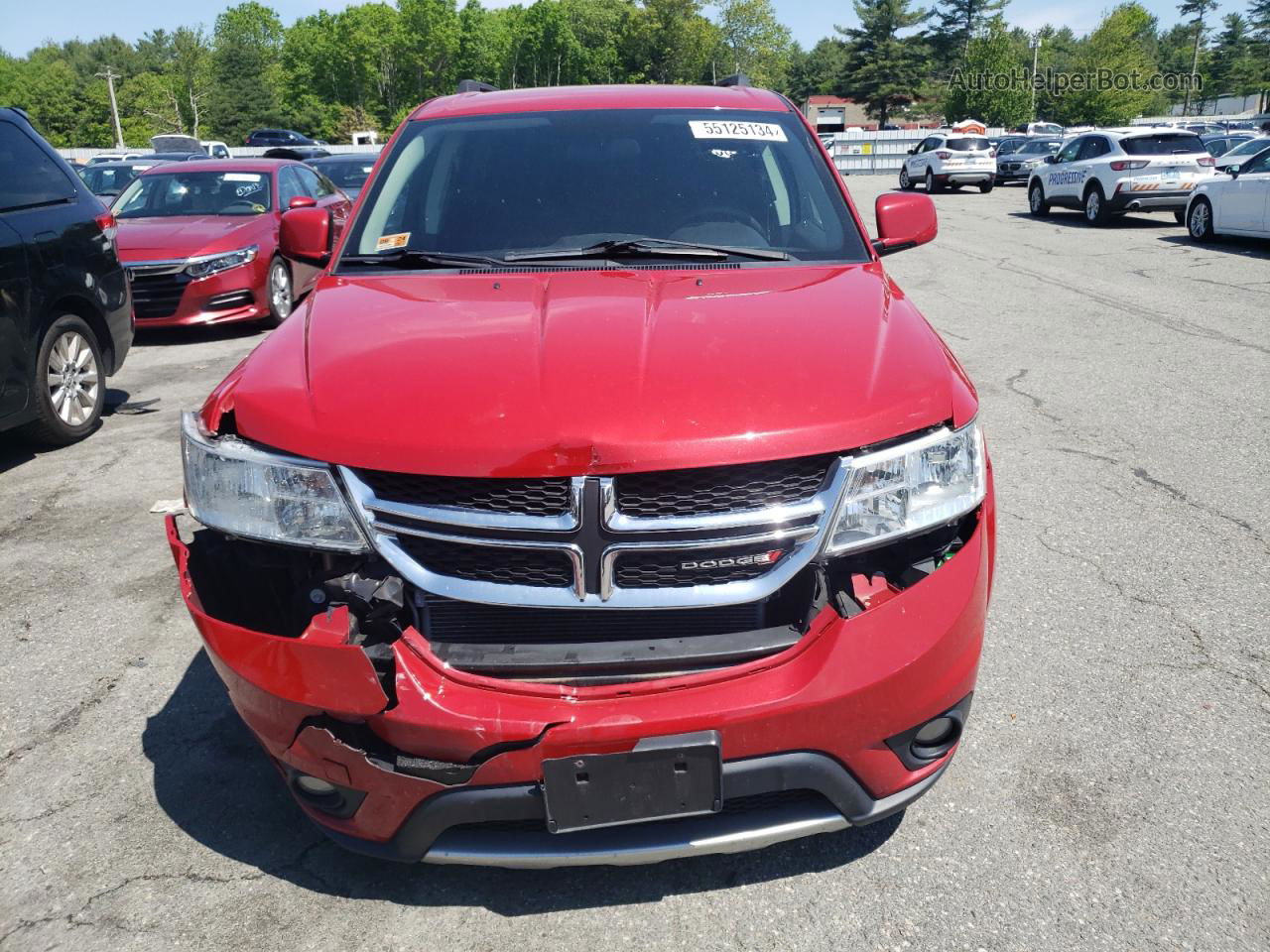 2015 Dodge Journey Sxt Red vin: 3C4PDDBG7FT660309