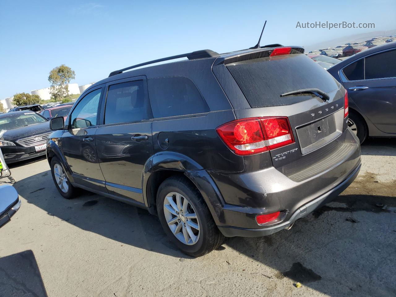 2016 Dodge Journey Sxt Gray vin: 3C4PDDBG7GT135607