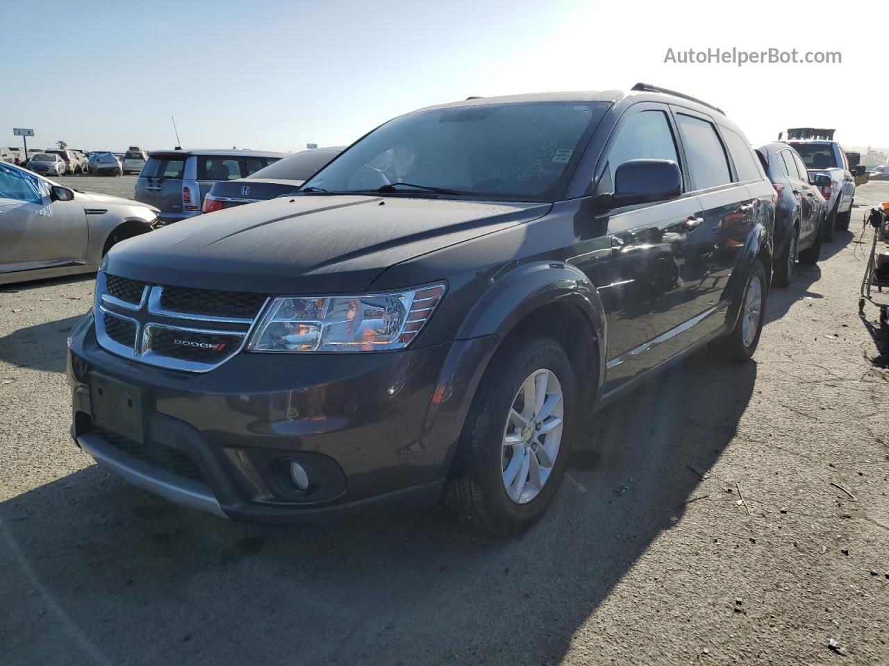 2016 Dodge Journey Sxt Gray vin: 3C4PDDBG7GT135607