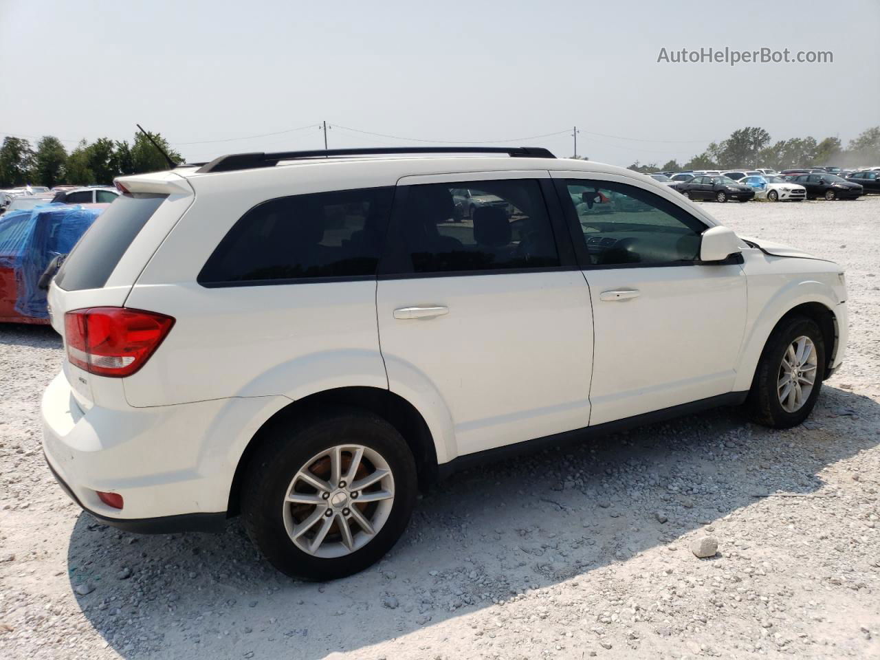 2017 Dodge Journey Sxt White vin: 3C4PDDBG7HT525236