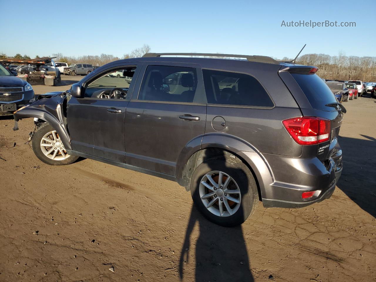 2017 Dodge Journey Sxt Gray vin: 3C4PDDBG7HT541131