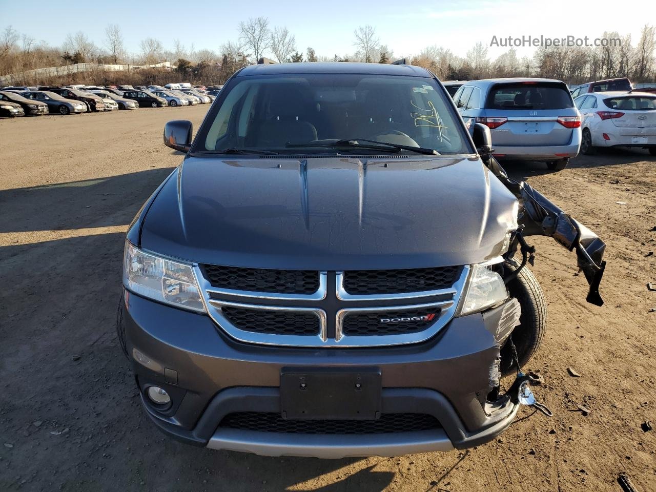 2017 Dodge Journey Sxt Gray vin: 3C4PDDBG7HT541131