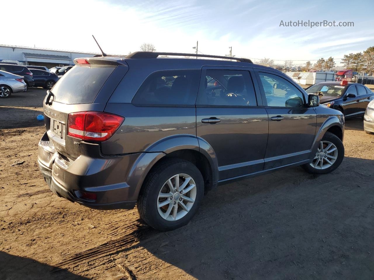 2017 Dodge Journey Sxt Gray vin: 3C4PDDBG7HT541131