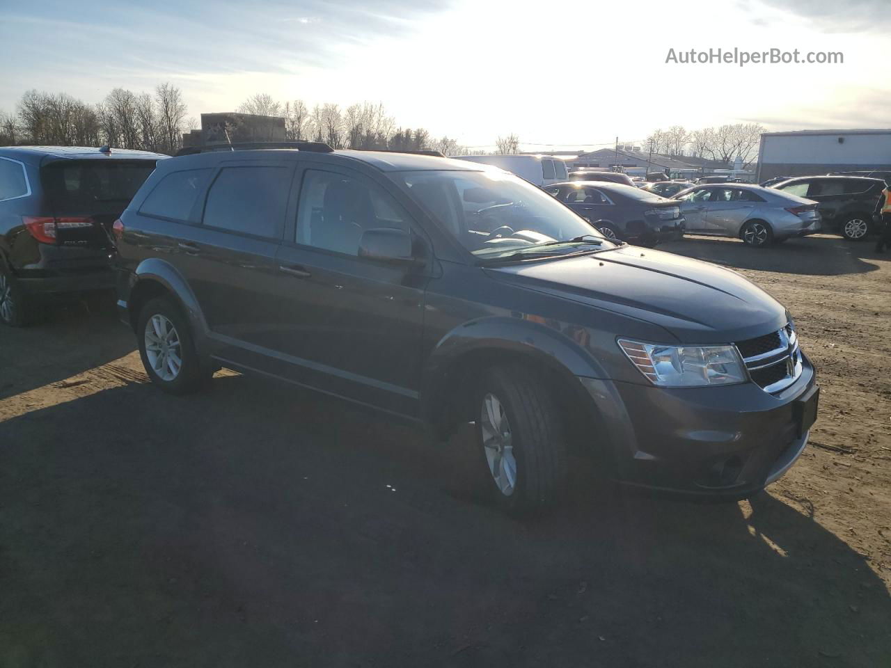 2017 Dodge Journey Sxt Gray vin: 3C4PDDBG7HT541131