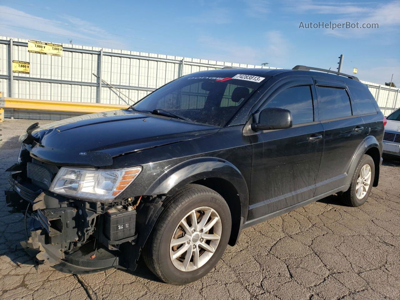 2016 Dodge Journey Sxt Black vin: 3C4PDDBG8GT102177