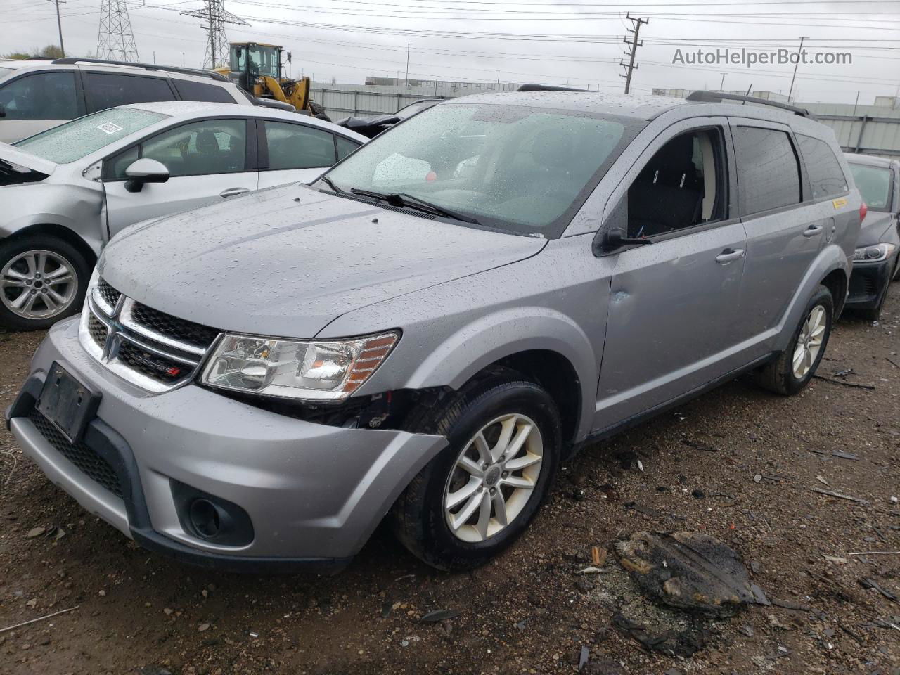 2016 Dodge Journey Sxt Silver vin: 3C4PDDBG8GT141948