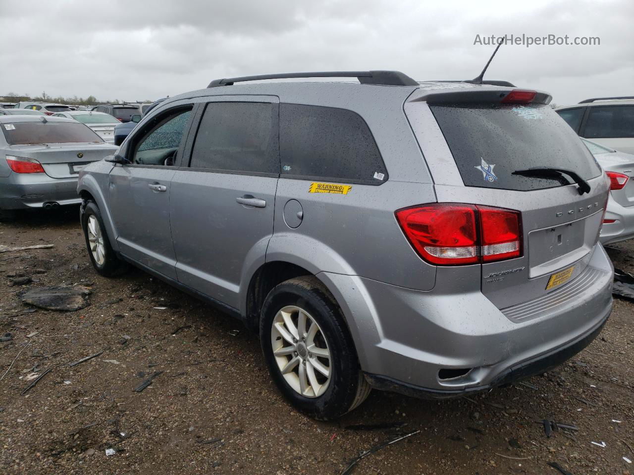 2016 Dodge Journey Sxt Silver vin: 3C4PDDBG8GT141948