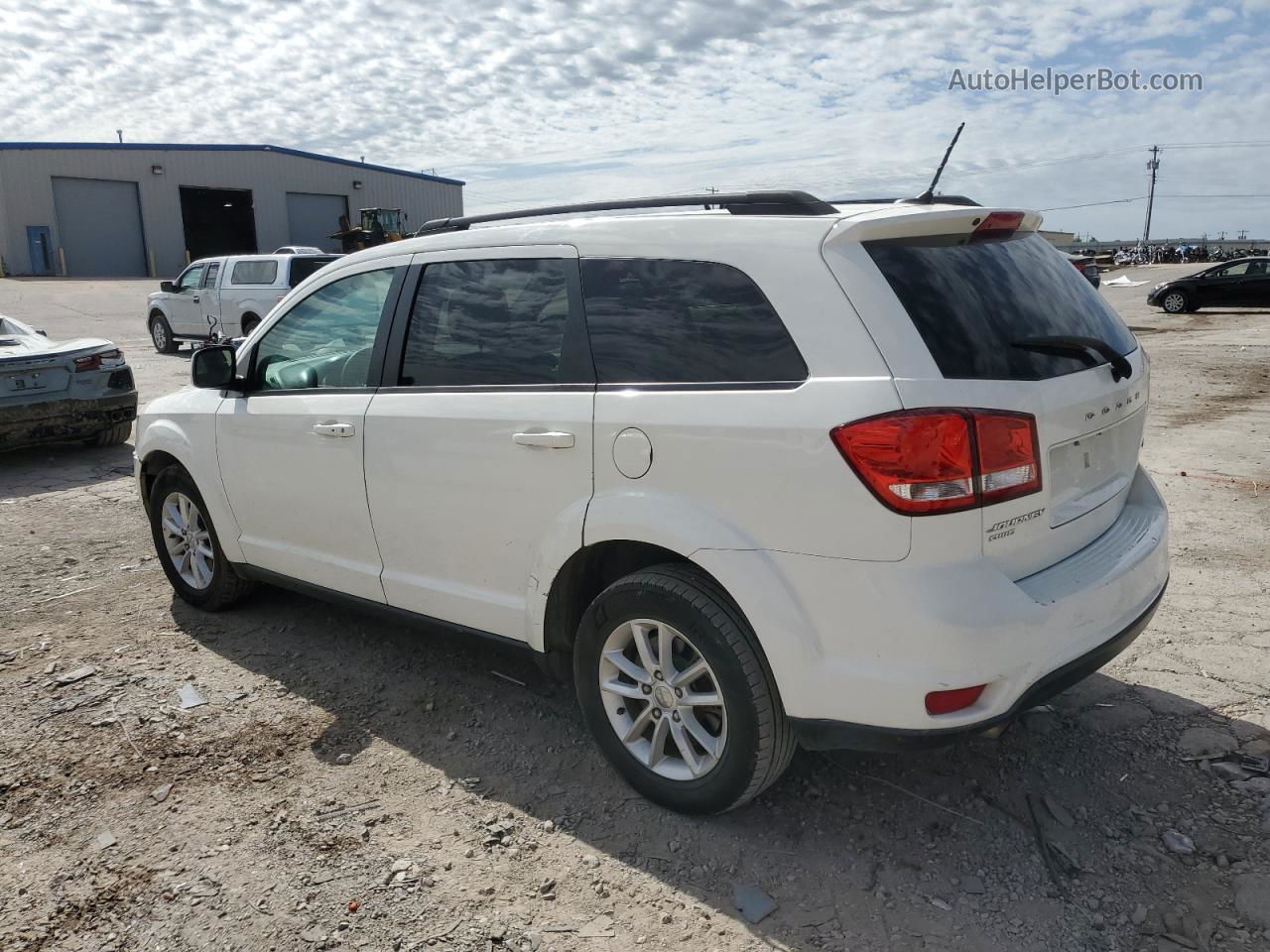 2016 Dodge Journey Sxt White vin: 3C4PDDBG8GT141951