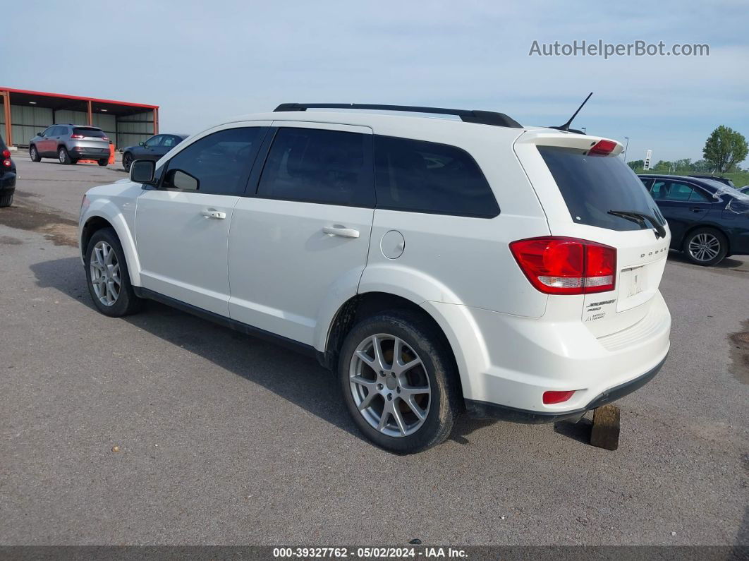 2016 Dodge Journey Sxt White vin: 3C4PDDBG8GT190129