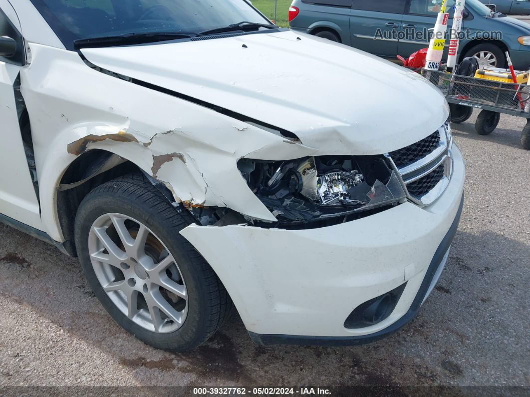 2016 Dodge Journey Sxt White vin: 3C4PDDBG8GT190129