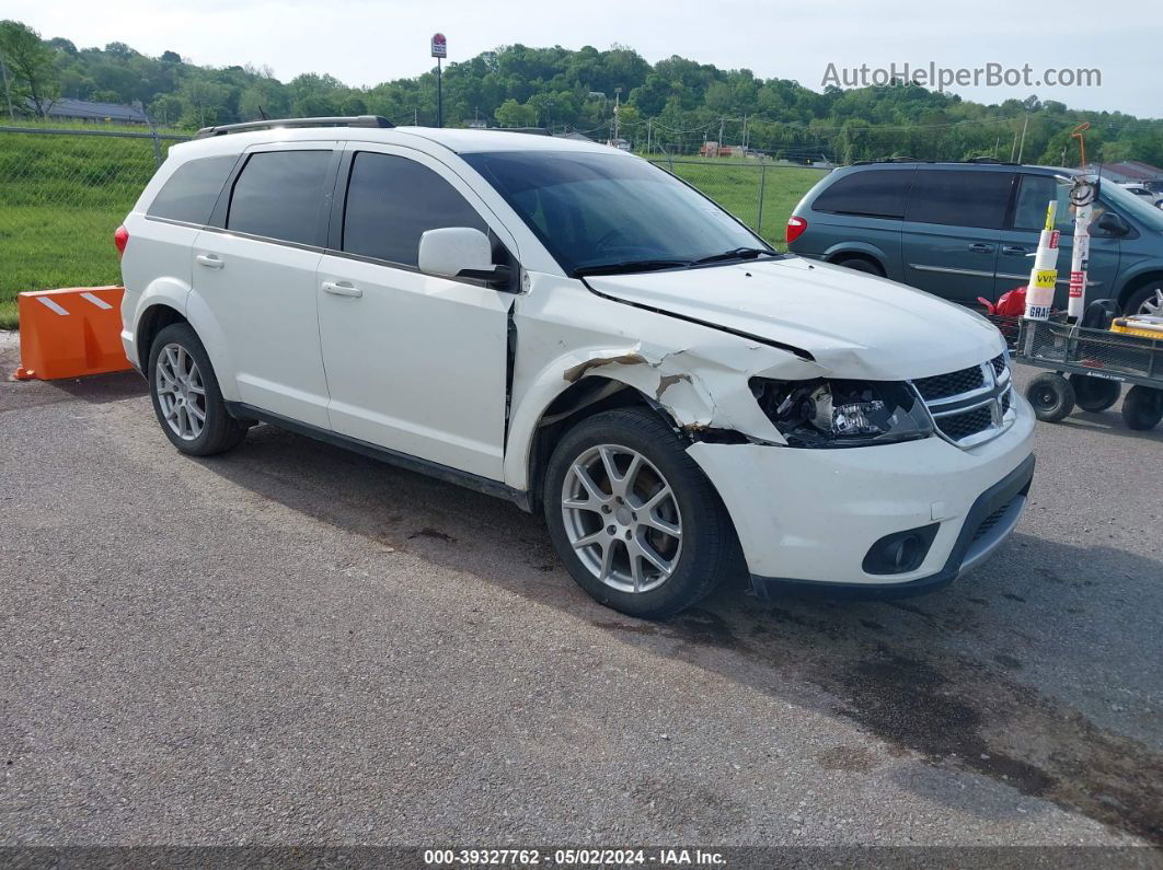 2016 Dodge Journey Sxt White vin: 3C4PDDBG8GT190129