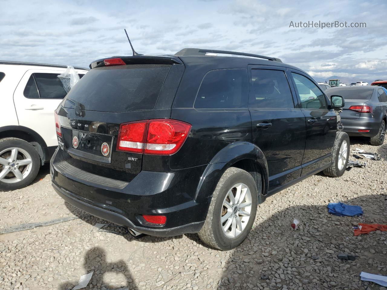 2017 Dodge Journey Sxt Black vin: 3C4PDDBG8HT512785