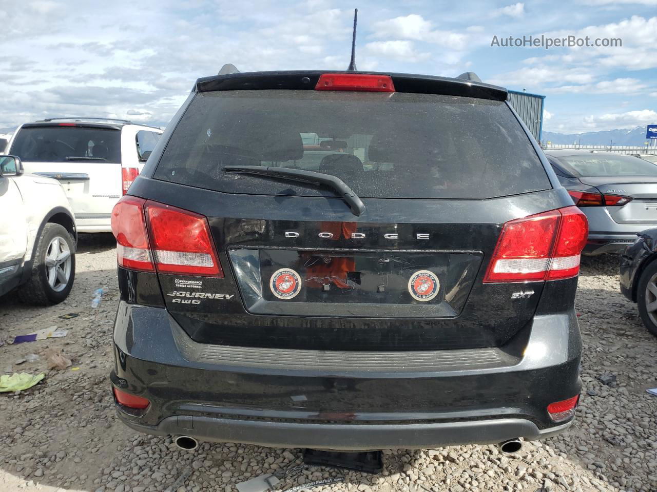 2017 Dodge Journey Sxt Black vin: 3C4PDDBG8HT512785