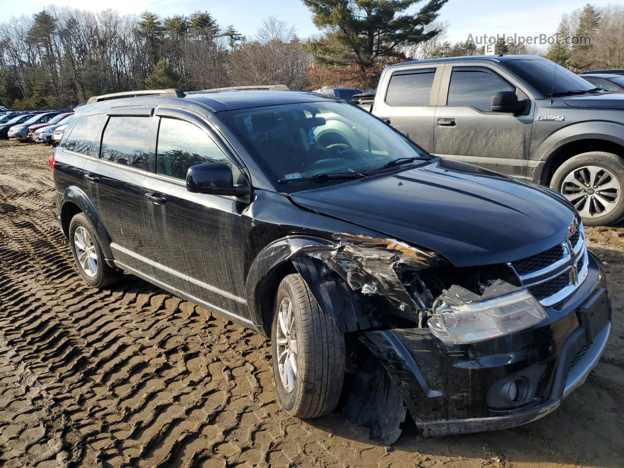 2017 Dodge Journey Sxt Black vin: 3C4PDDBG8HT513063