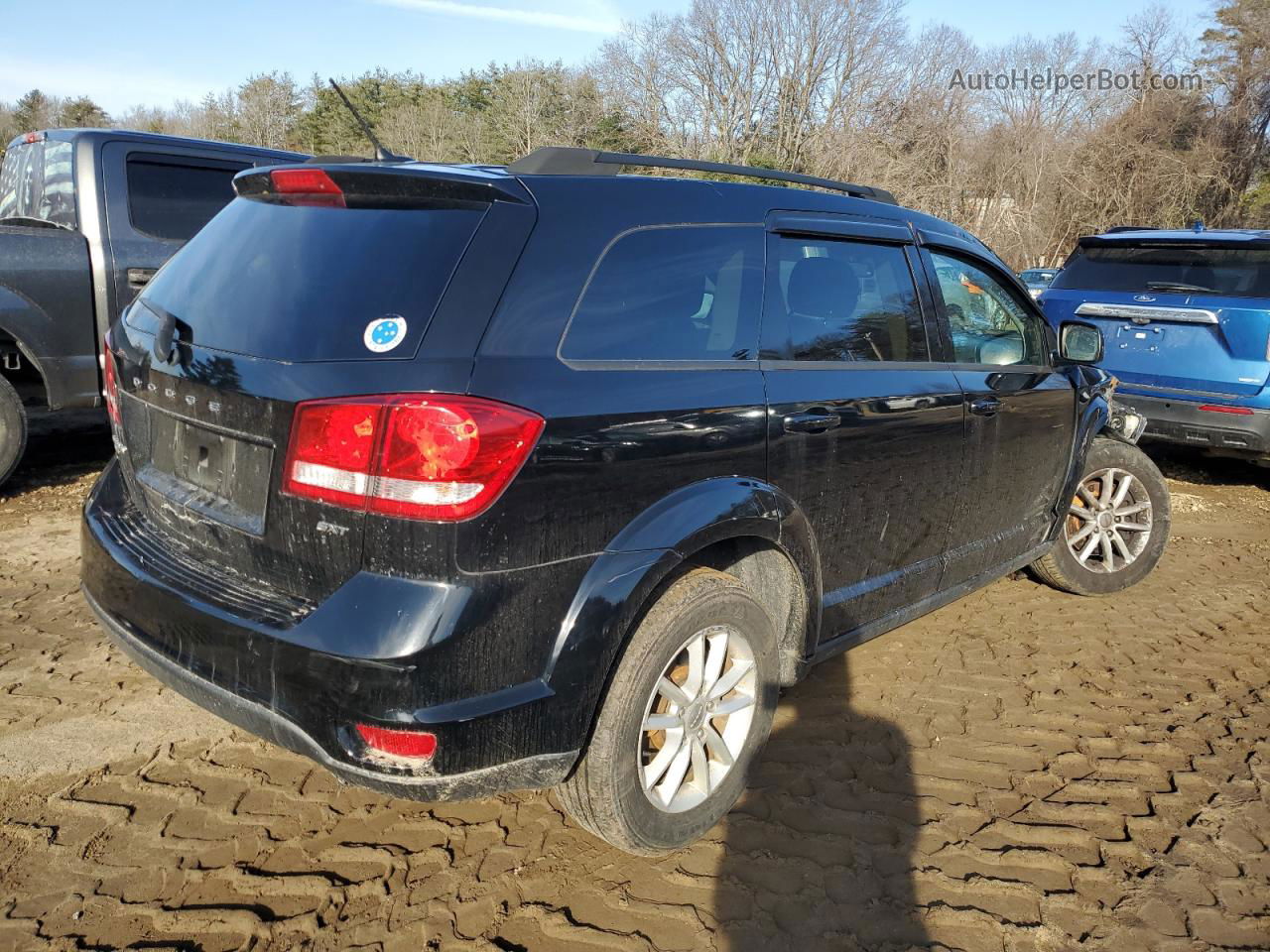 2017 Dodge Journey Sxt Black vin: 3C4PDDBG8HT513063