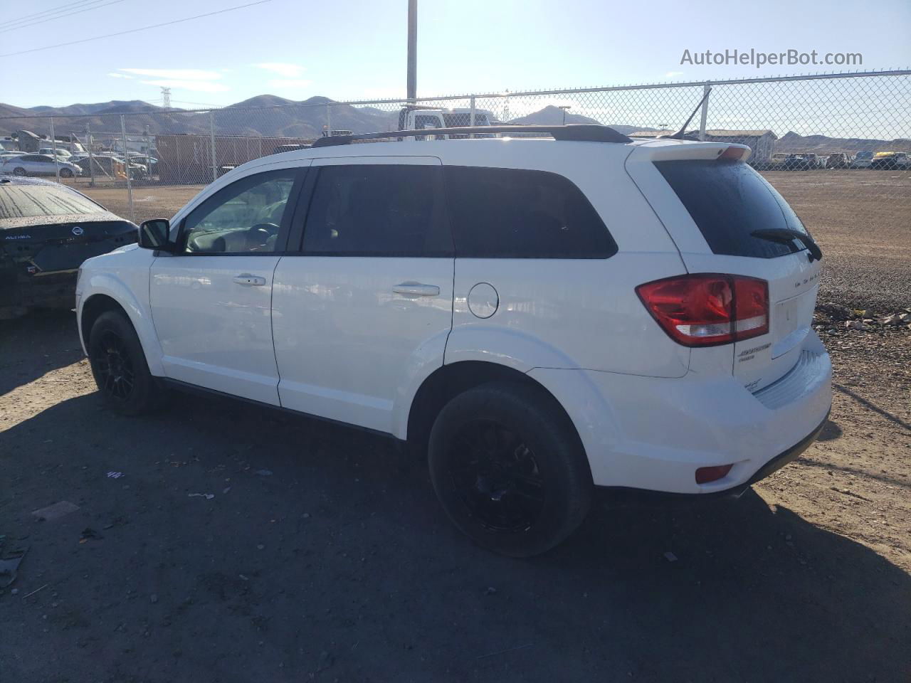 2017 Dodge Journey Sxt White vin: 3C4PDDBG8HT541686