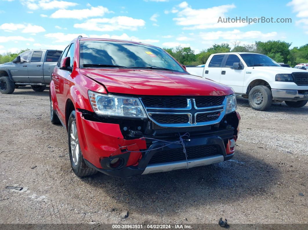 2017 Dodge Journey Sxt Awd Красный vin: 3C4PDDBG8HT592489