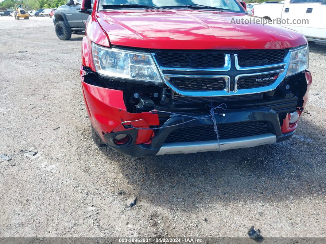 2017 Dodge Journey Sxt Awd Red vin: 3C4PDDBG8HT592489