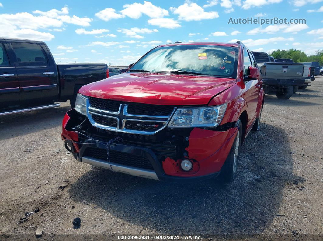 2017 Dodge Journey Sxt Awd Красный vin: 3C4PDDBG8HT592489