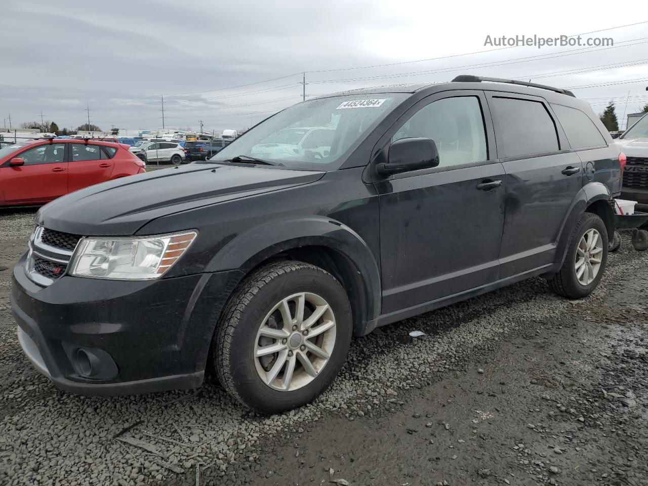 2017 Dodge Journey Sxt Black vin: 3C4PDDBG8HT627127