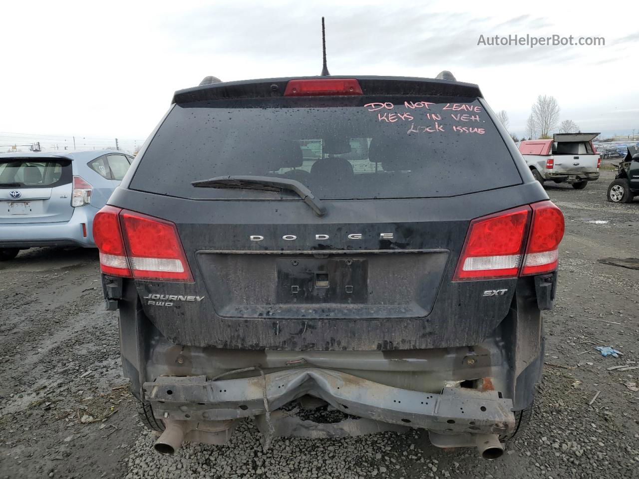 2017 Dodge Journey Sxt Black vin: 3C4PDDBG8HT627127