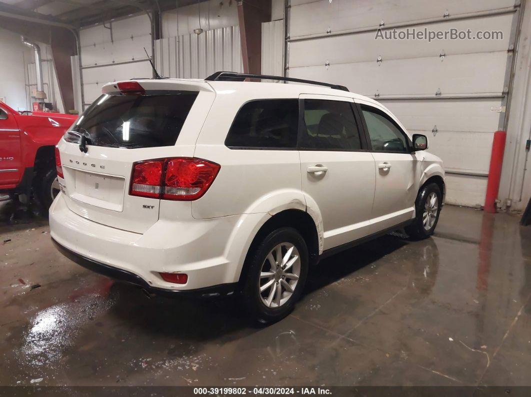 2014 Dodge Journey Sxt Белый vin: 3C4PDDBG9ET108826