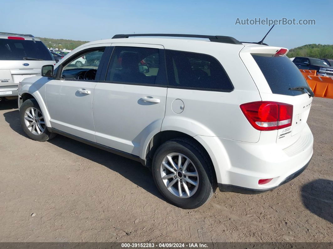 2014 Dodge Journey Sxt White vin: 3C4PDDBG9ET127991