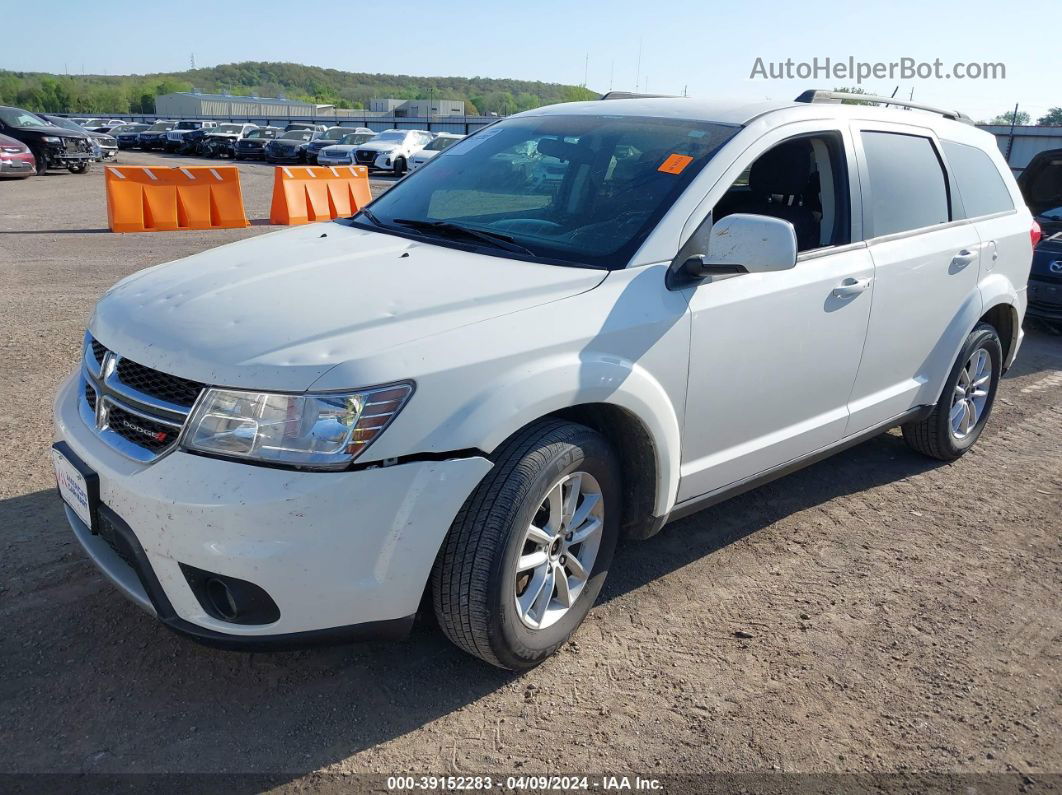 2014 Dodge Journey Sxt White vin: 3C4PDDBG9ET127991