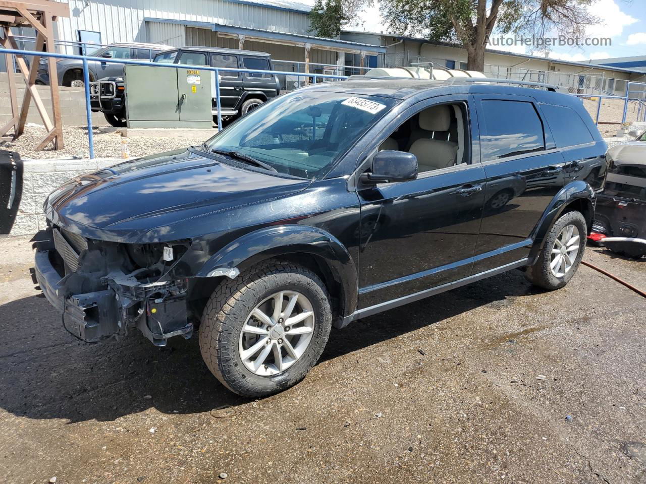 2014 Dodge Journey Sxt Черный vin: 3C4PDDBG9ET230442