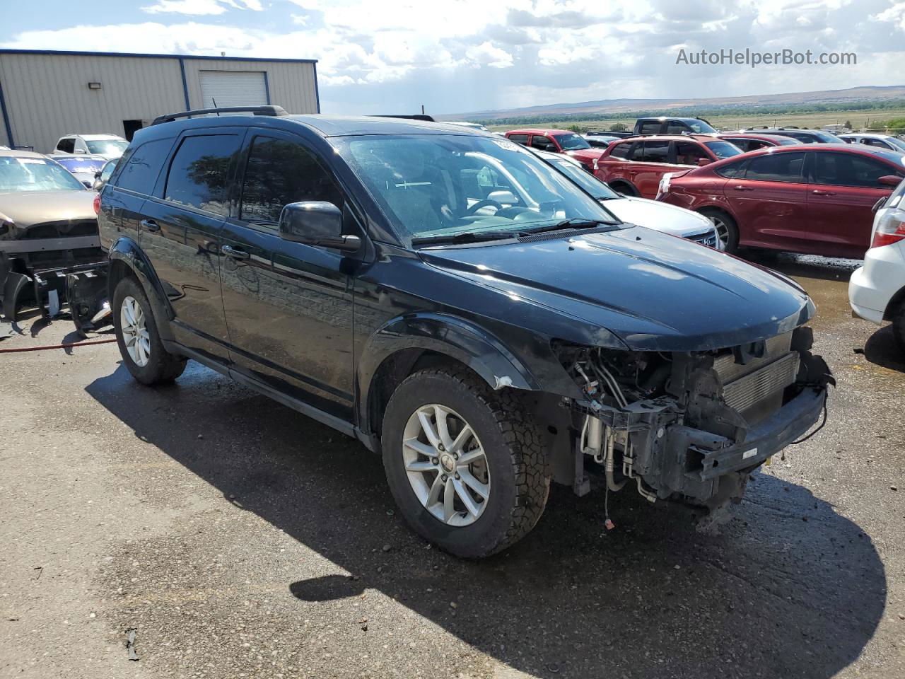 2014 Dodge Journey Sxt Black vin: 3C4PDDBG9ET230442