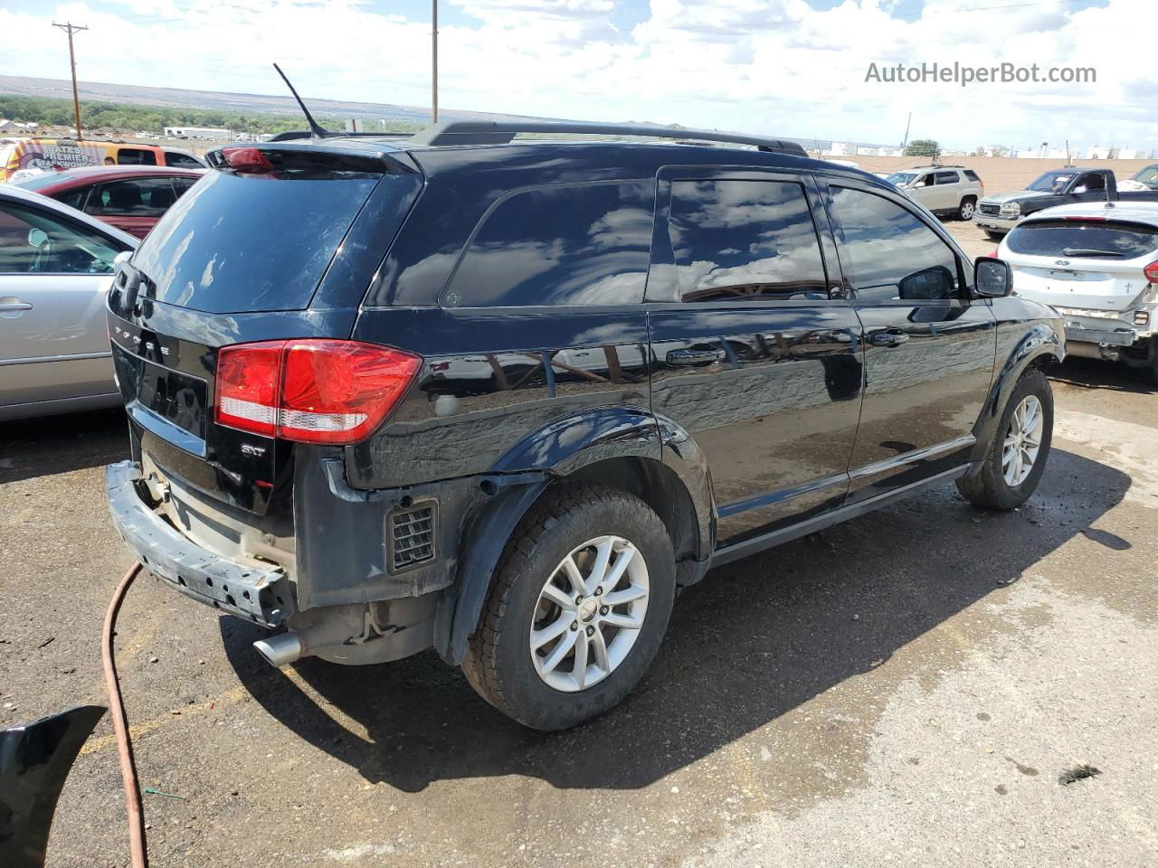 2014 Dodge Journey Sxt Черный vin: 3C4PDDBG9ET230442