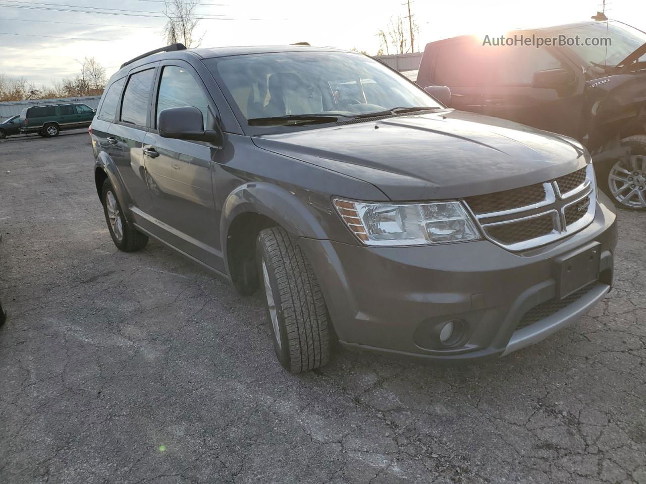 2015 Dodge Journey Sxt Gray vin: 3C4PDDBG9FT600791