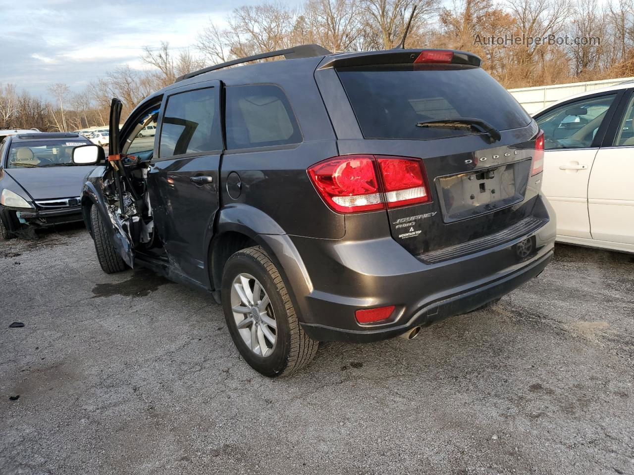 2015 Dodge Journey Sxt Gray vin: 3C4PDDBG9FT600791