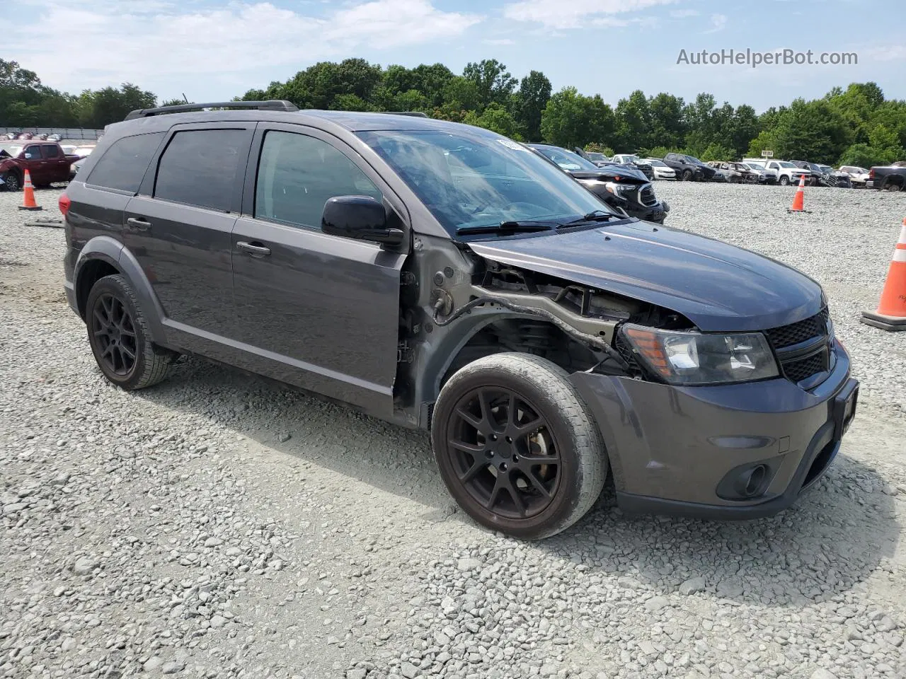 2015 Dodge Journey Sxt Charcoal vin: 3C4PDDBG9FT676673