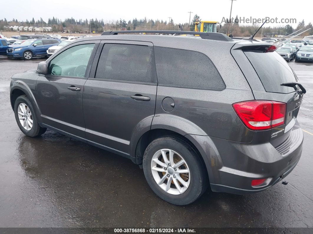 2016 Dodge Journey Sxt Gray vin: 3C4PDDBG9GT129081