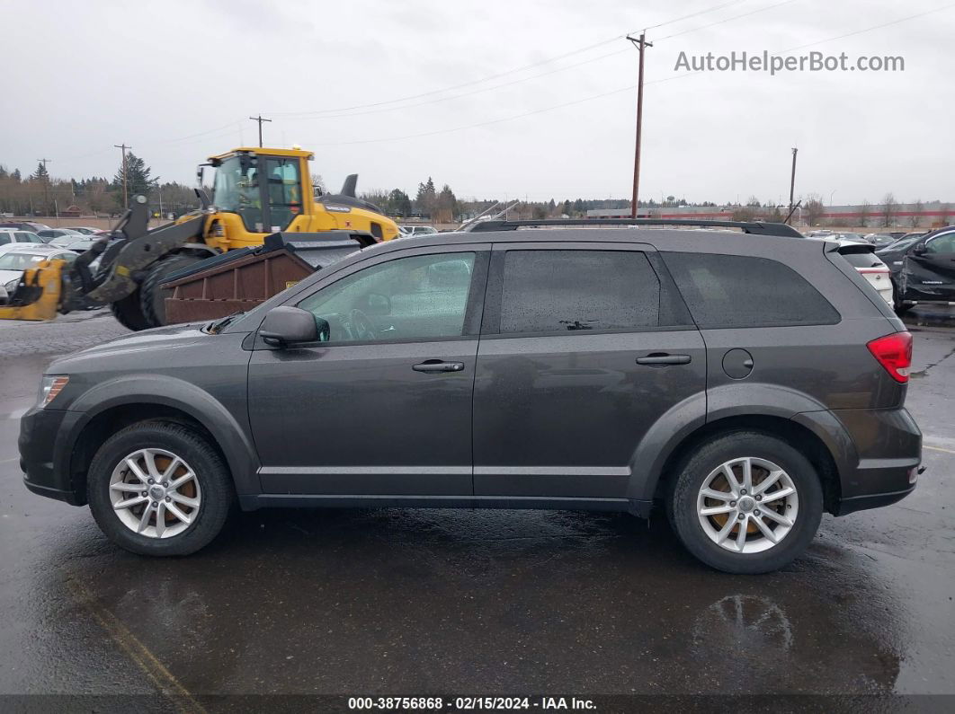 2016 Dodge Journey Sxt Gray vin: 3C4PDDBG9GT129081