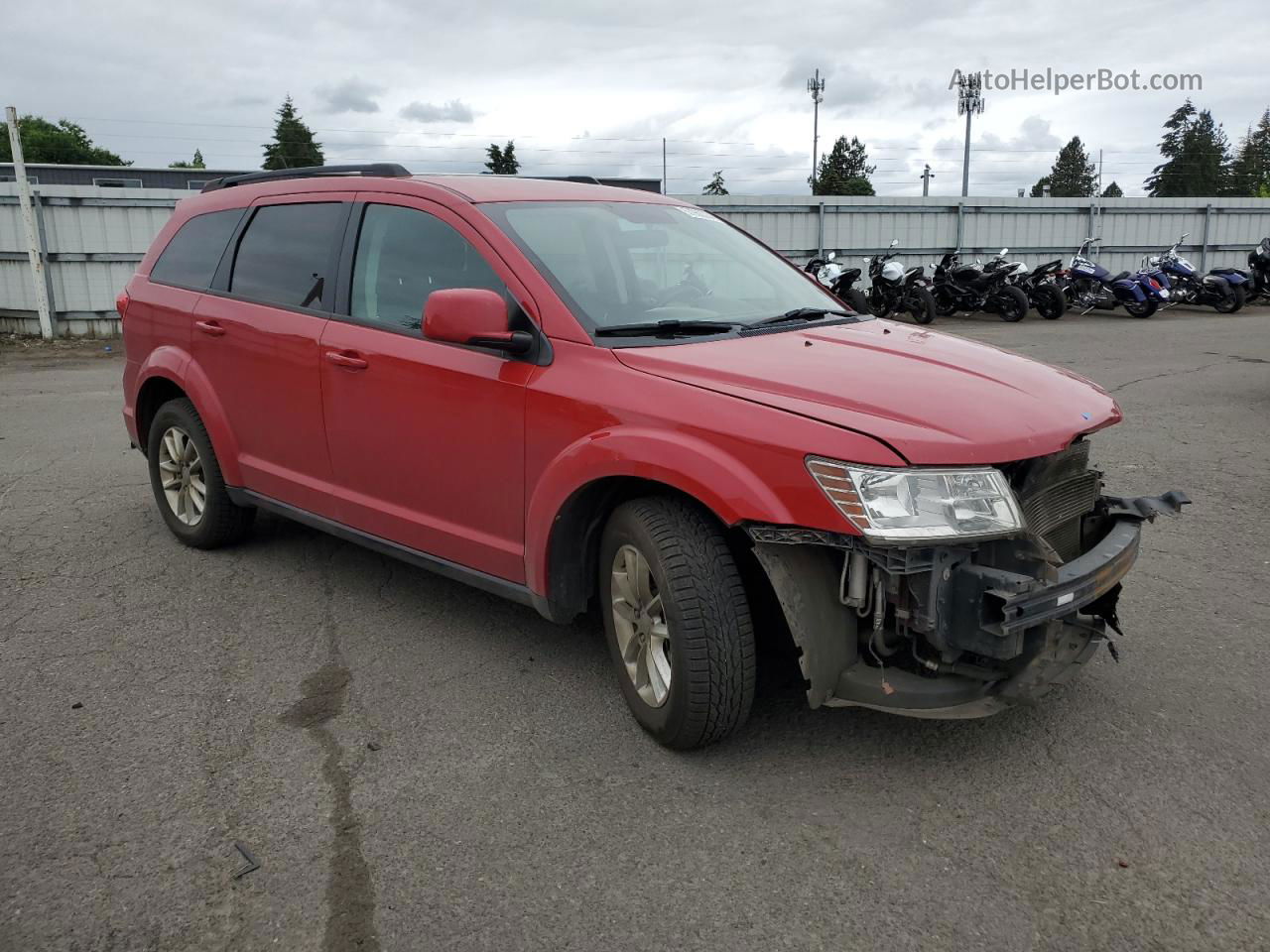 2016 Dodge Journey Sxt Red vin: 3C4PDDBG9GT142672